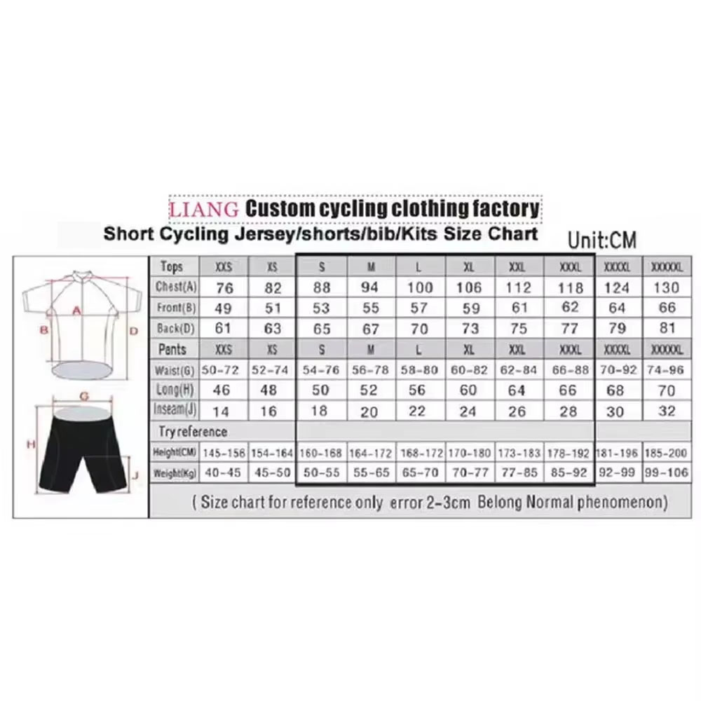Custom DIY Cycling Jersey Set  - Cycling Bib Shorts recension och pris