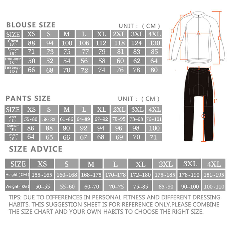Rvouei Autumn Long Sleeve Cycl - Cycling Gear Brands recension och pris